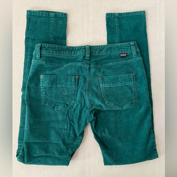 Patagonia Organic Cotton Corduroy Pants in Crater Blue Women's Size 28 - Picture 2 of 16